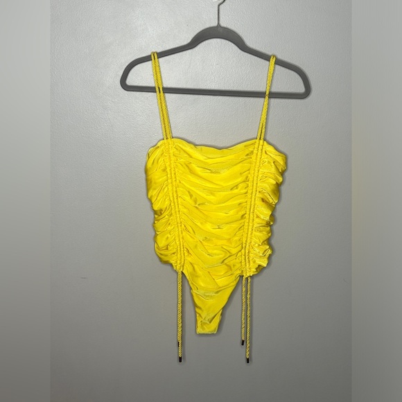 BOABAB Ancla Ruched Swimsuit In Popcorn - Picture 2 of 7